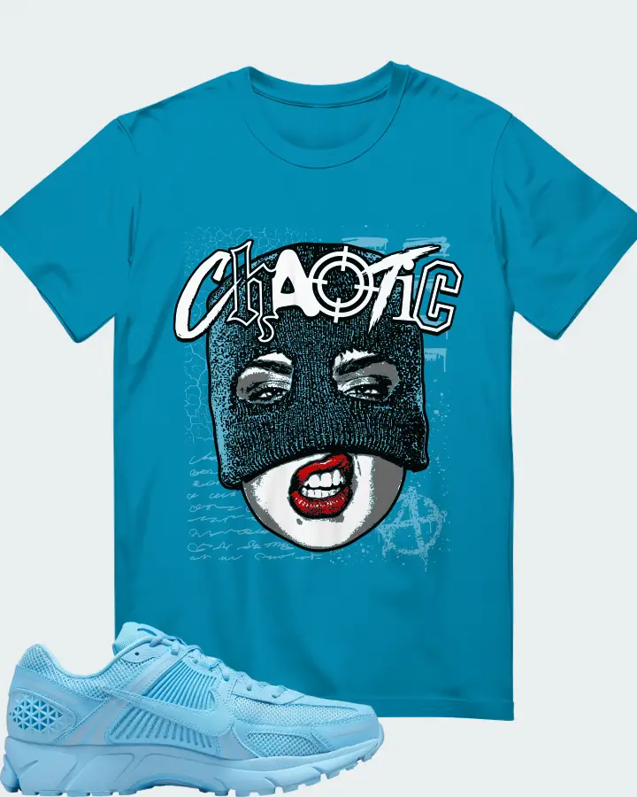 Nike Zoom Vomero 5 Lakeside University Blue Matching T-Shirt