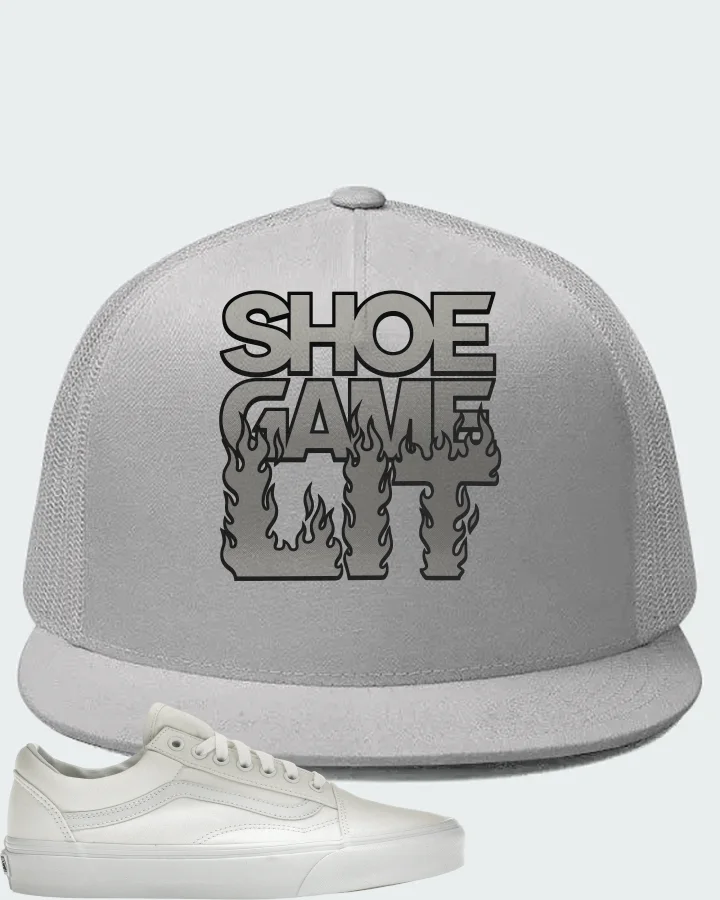 Vans Old Skool Sneaker Matching White Hat (Shoe Game Lit Refreshed) - View 1