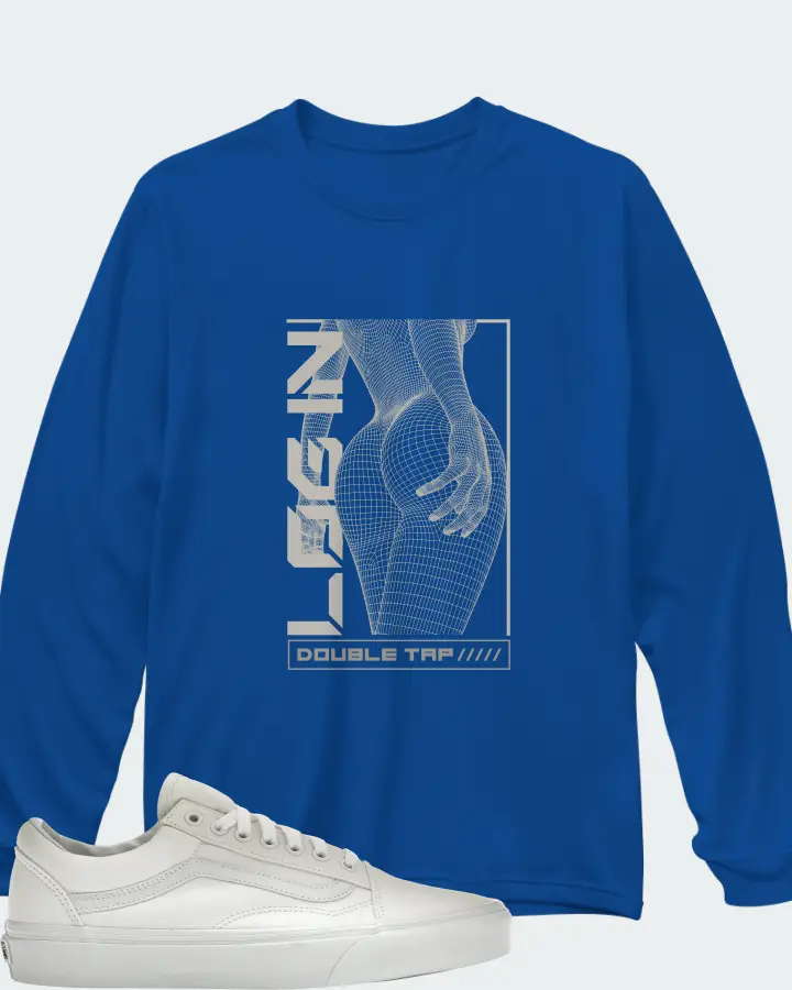 Long Sleeve T-Shirt in Royal Blue