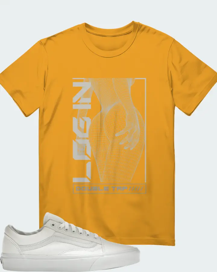 Vans Old Skool Sneaker Matching Mustard T-Shirt (LOGIN) - View 1