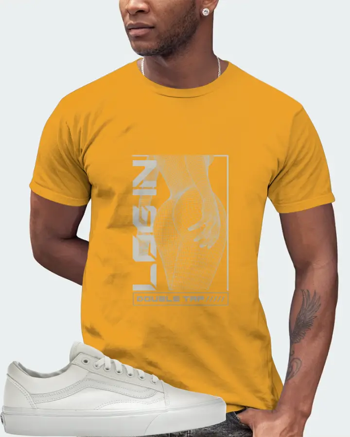 Vans Old Skool Sneaker Matching Mustard T-Shirt (LOGIN) - View 2