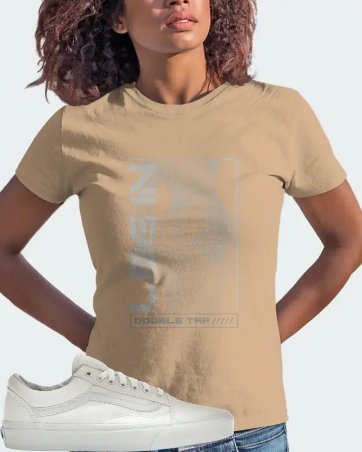 Vans Old Skool Sneaker Matching Cream T-Shirt (LOGIN) - View 3