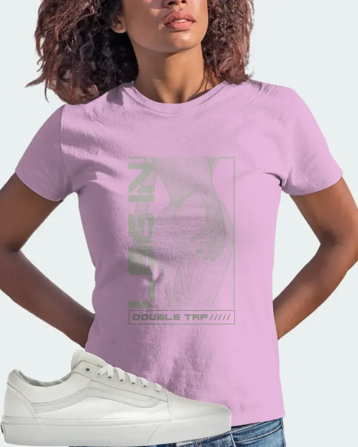 Vans Old Skool Sneaker Matching Lilac T-Shirt (LOGIN) - View 3