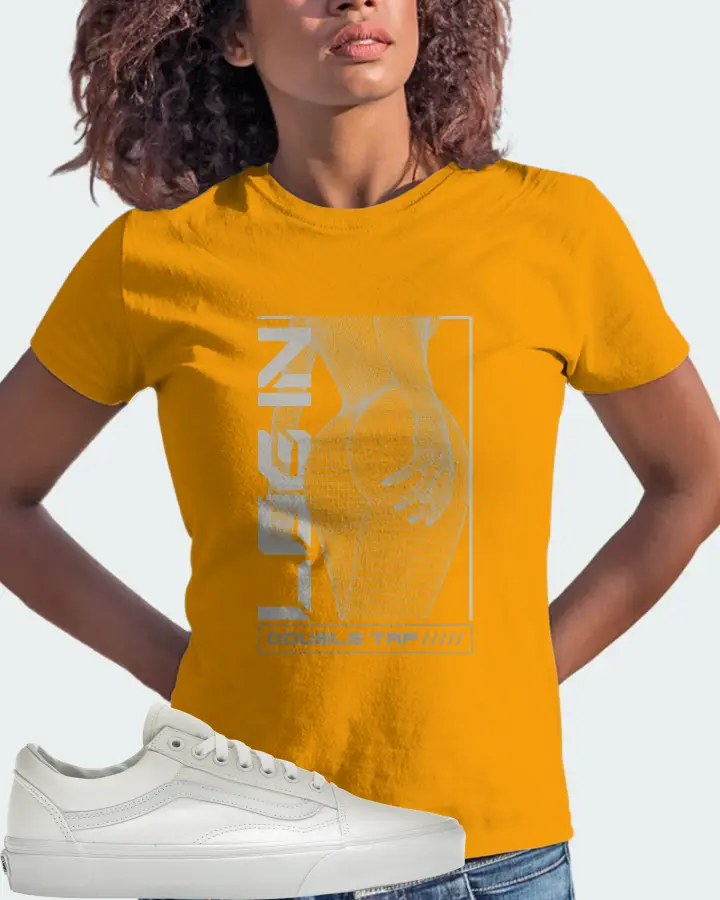 Vans Old Skool Sneaker Matching Gold T-Shirt (LOGIN) - View 3