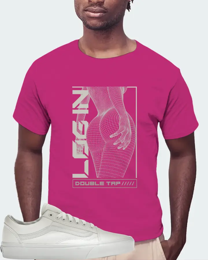 Vans Old Skool Sneaker Matching Berry T-Shirt (LOGIN) - View 4