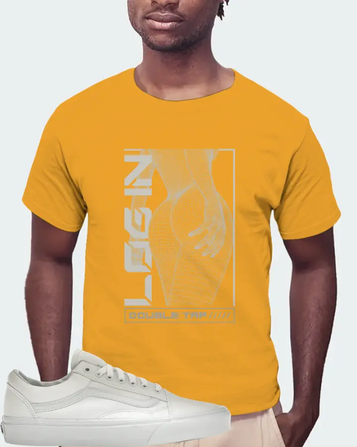 Vans Old Skool Sneaker Matching Mustard T-Shirt (LOGIN) - View 4