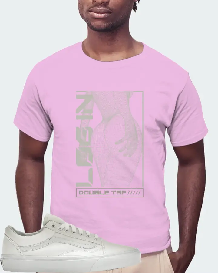 Vans Old Skool Sneaker Matching Lilac T-Shirt (LOGIN) - View 4