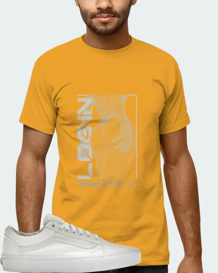 Vans Old Skool Sneaker Matching Mustard T-Shirt (LOGIN) - View 6