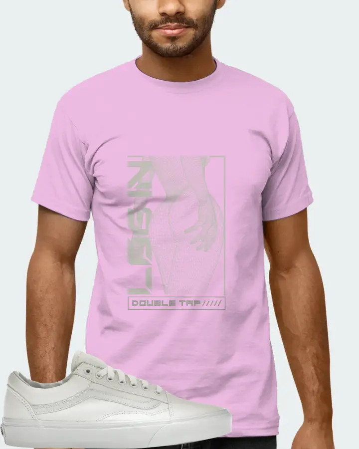 Vans Old Skool Sneaker Matching Lilac T-Shirt (LOGIN) - View 6