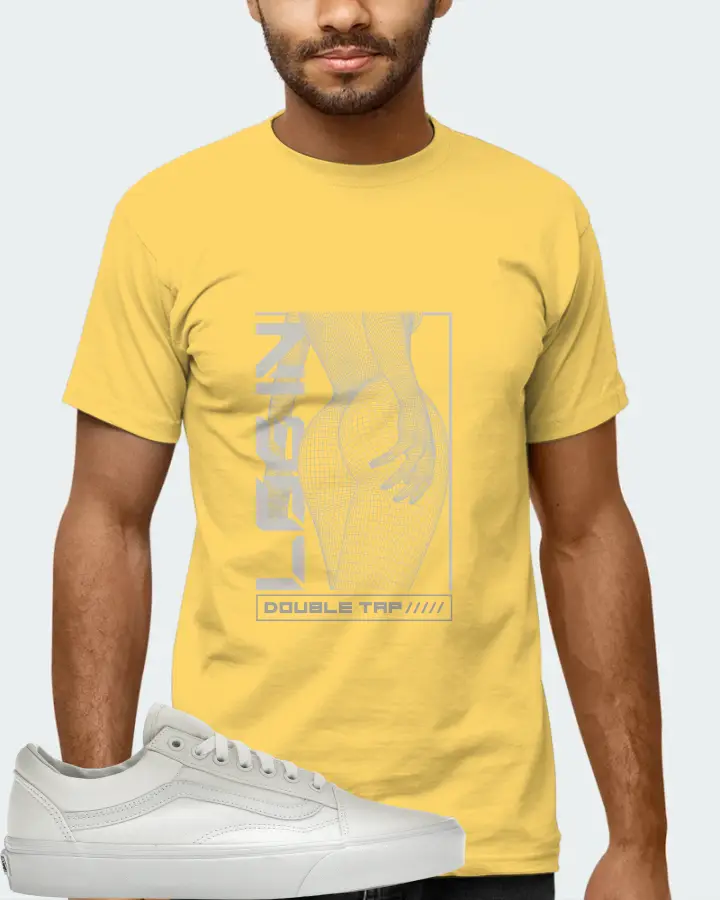 Vans Old Skool Sneaker Matching Yellow T-Shirt (LOGIN) - View 6