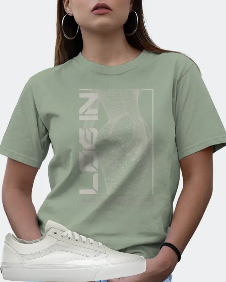 Vans Old Skool Sneaker Matching Sage T-Shirt (LOGIN) - View 7