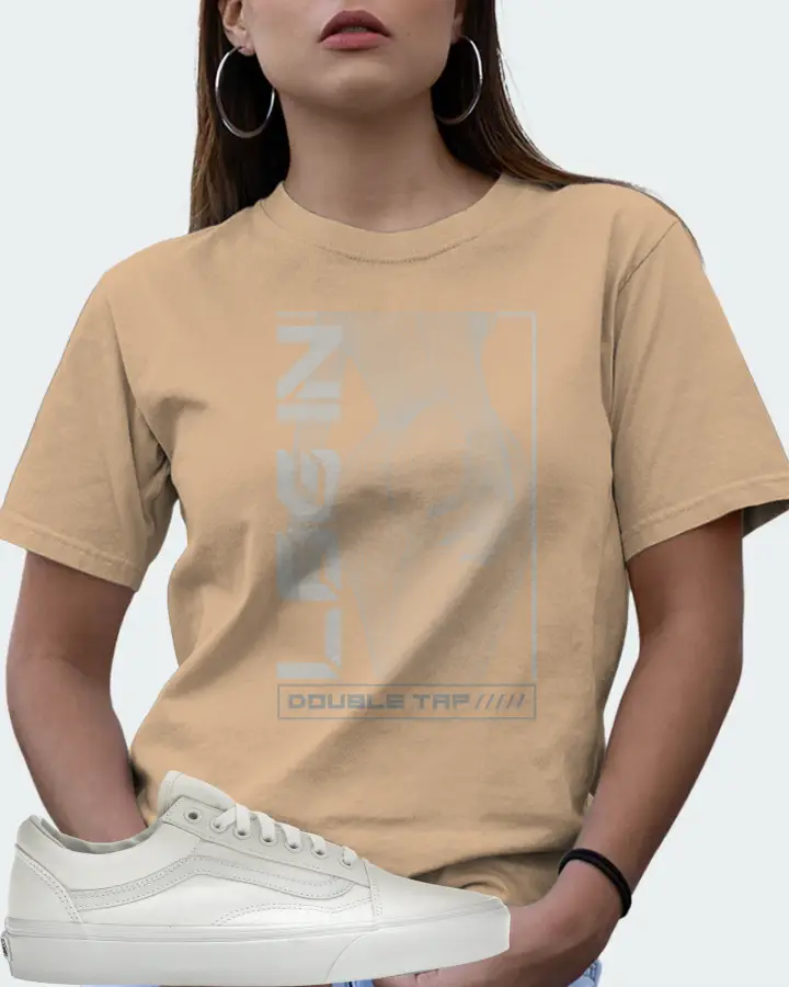 Vans Old Skool Sneaker Matching Cream T-Shirt (LOGIN) - View 7