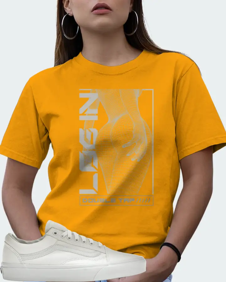 Vans Old Skool Sneaker Matching Gold T-Shirt (LOGIN) - View 7