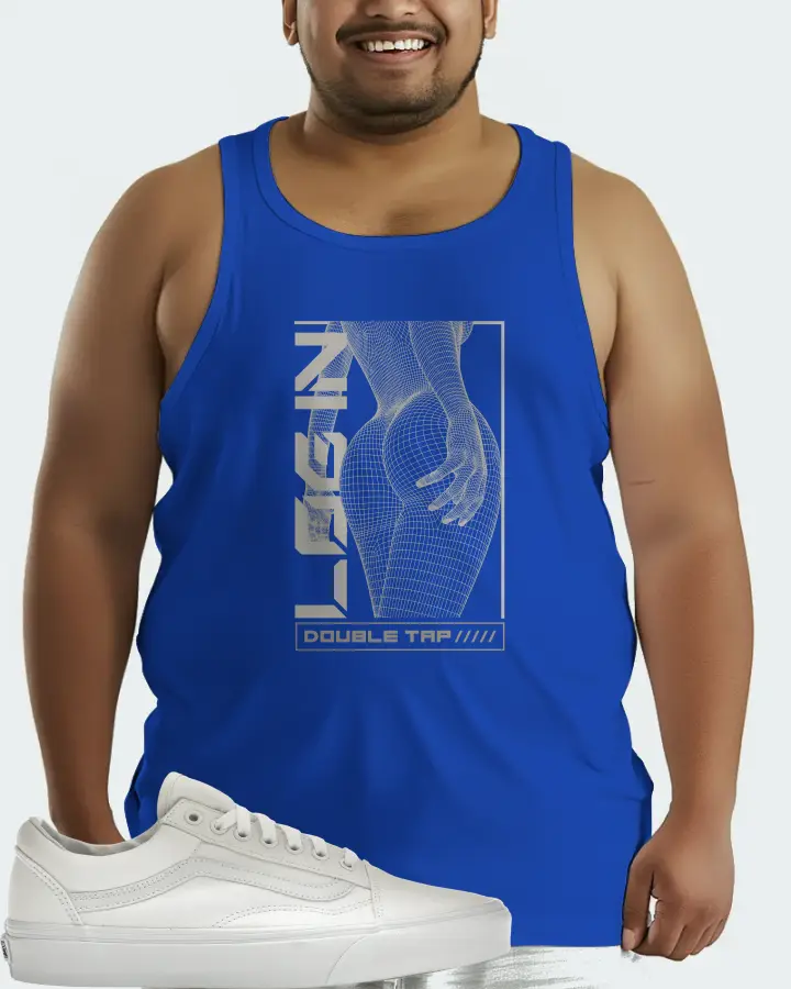 Vans Old Skool Sneaker Matching Royal Blue Tank Top (LOGIN) - View 6