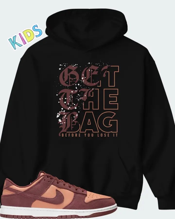 Nike Dunk Low SE Amber Brown Matching Kid's Hoodie