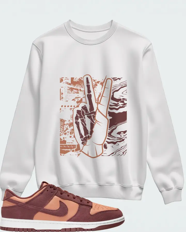 Nike Dunk Low SE Amber Brown Matching Sweatshirt
