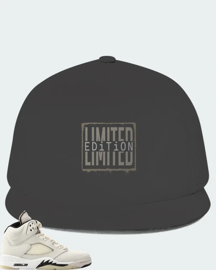 Jordan 5 Retro SE Sail Sneaker Matching Dark Grey Hat - LIMITED EDITION
