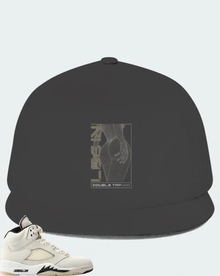 Jordan 5 Retro SE Sail Sneaker Matching Dark Grey Hat (LOGIN) - View 1