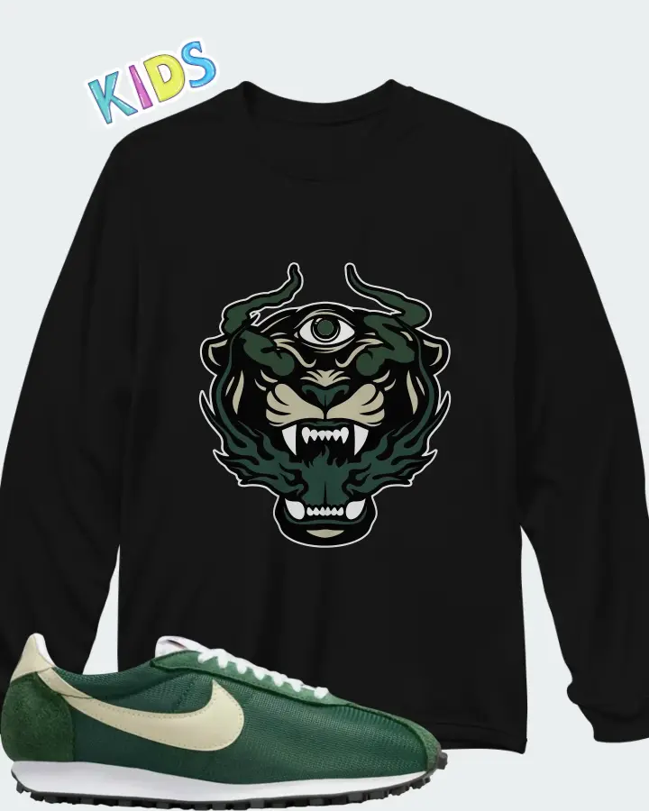 Nike LD-1000 Fir Light Khaki Matching Kid's Long Sleeve T-Shirt
