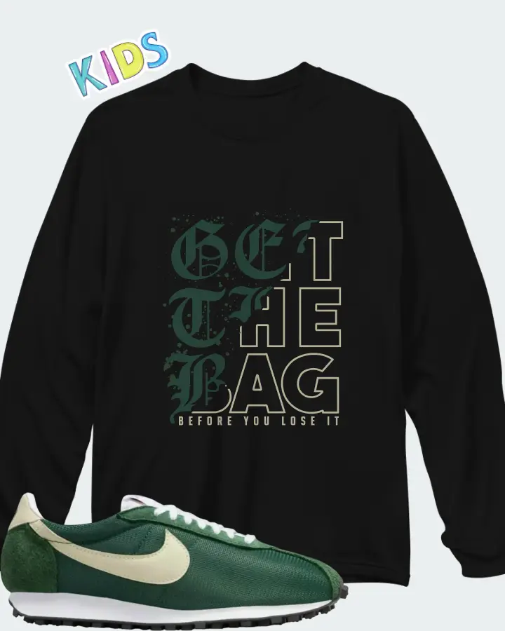 Nike LD-1000 Fir Light Khaki Matching Kid's Long Sleeve T-Shirt