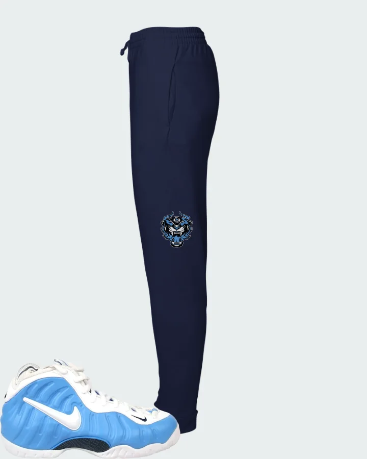 Nike Air Foamposite Pro University Blue Matching Joggers