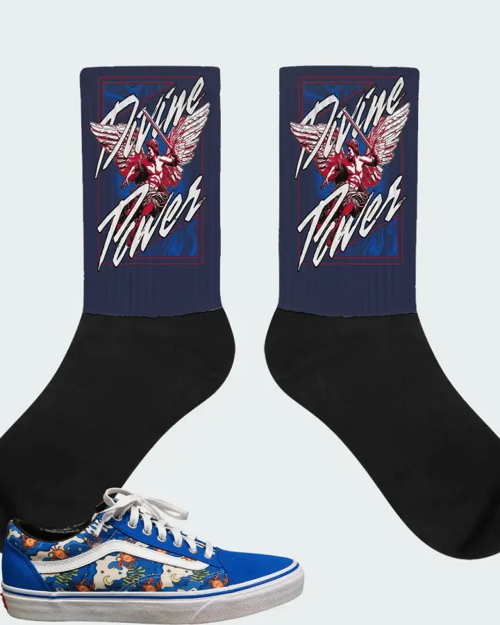 Vans Old Skool Blue Matching Socks