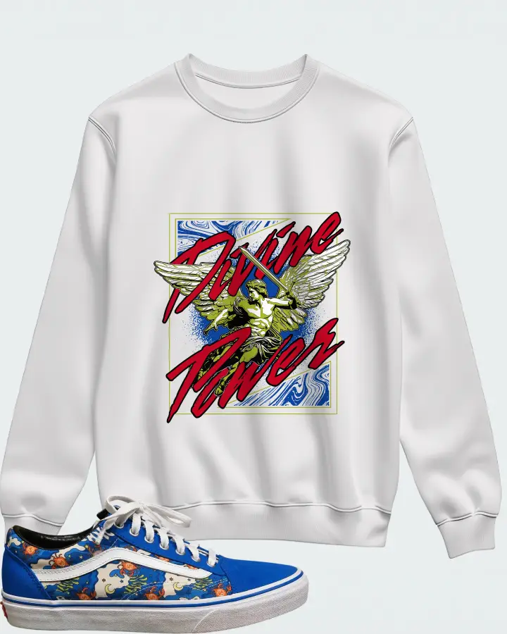 Vans Old Skool Blue Matching Sweatshirt