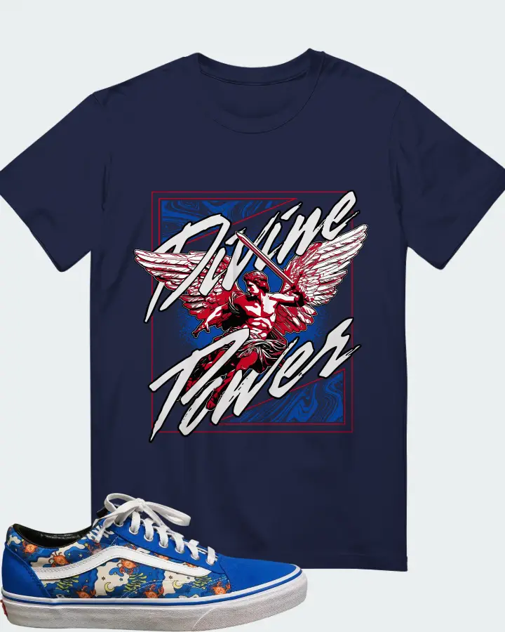 Vans Old Skool Blue Matching T-Shirt