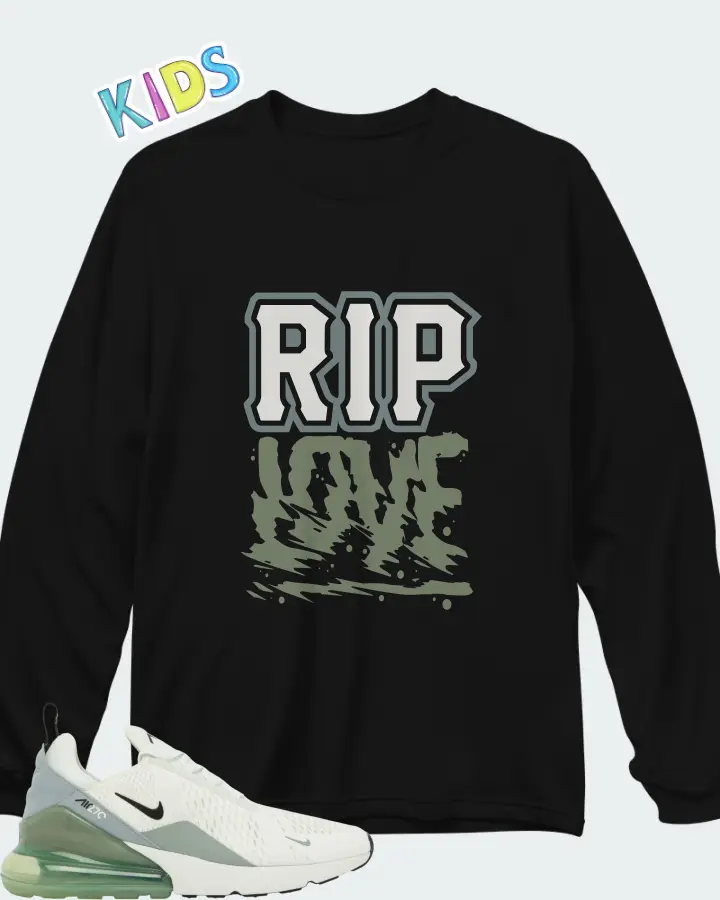 Nike Air Max 270 Multi-color Matching Kid's Long Sleeve T-Shirt