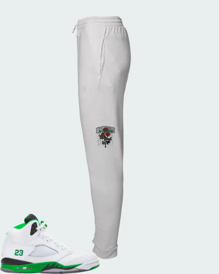 Air Jordan 5 Lucky Green Matching Joggers