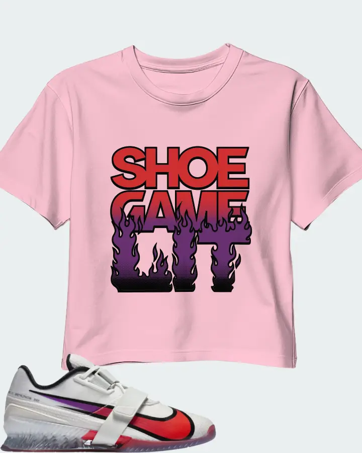 Nike Romaleos 4 SE Sneaker Matching Pink Crop Top - Shoe Game Lit Refreshed