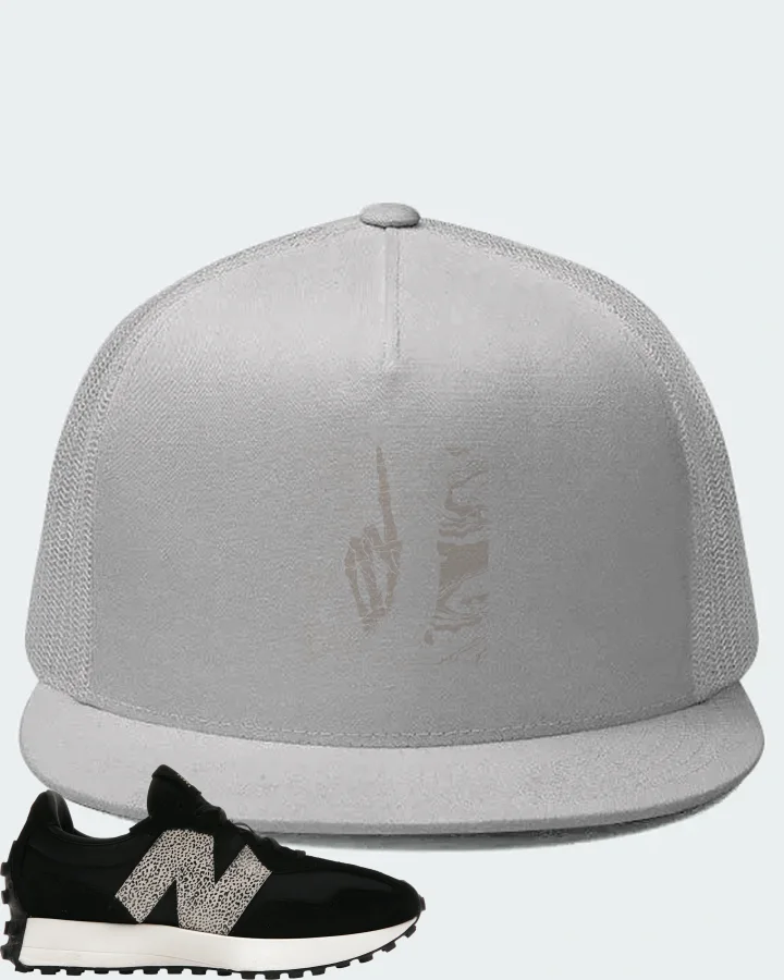 New Balance 327 Sneaker Matching White Hat - Peace of mind