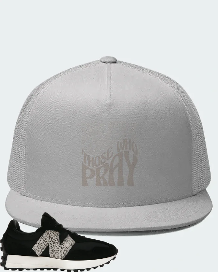 New Balance 327 Sneaker Matching White Hat - Good Things Come To Those Who Pray