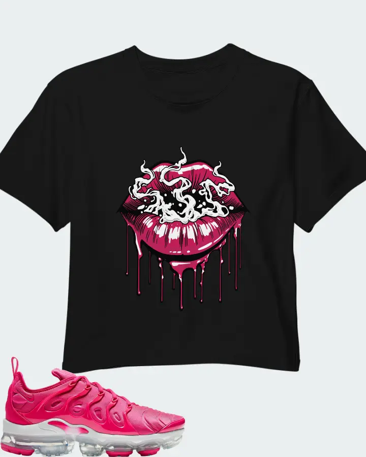 Nike Air VaporMax Plus Fireberry (Women's) Matching Crop Top