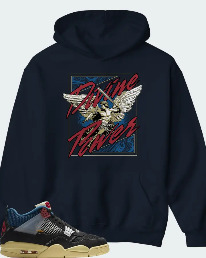 Union LA x Air Jordan 4 Retro Off Noir Matching Hoodie