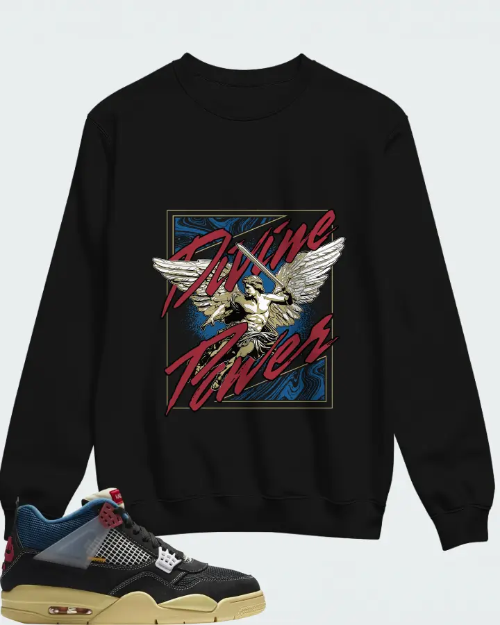 Union LA x Air Jordan 4 Retro Off Noir Matching Sweatshirt