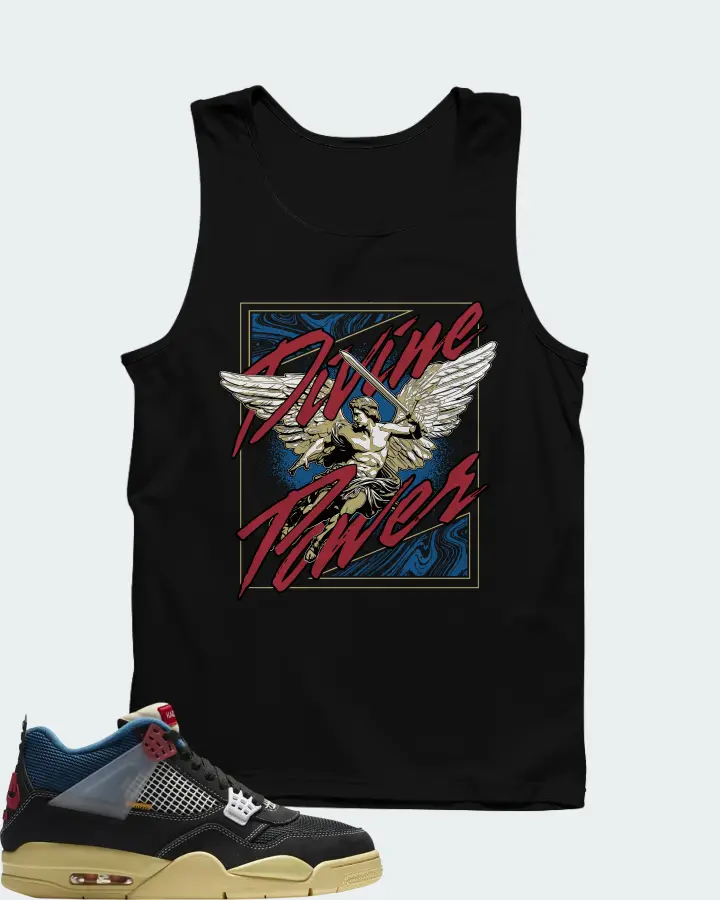 Union LA x Air Jordan 4 Retro Off Noir Matching Tank Top