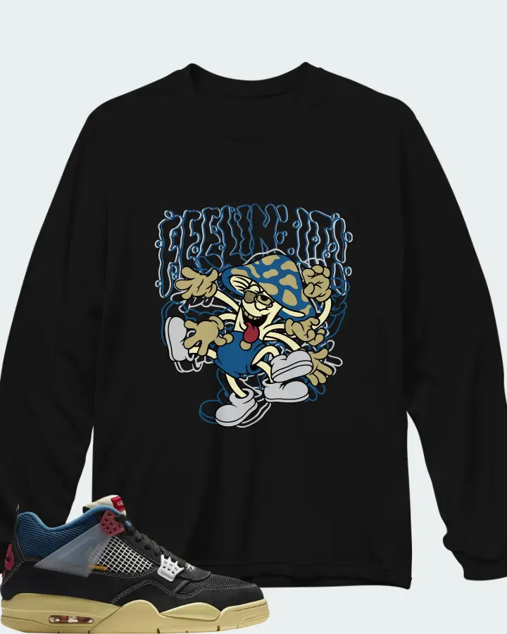 Union LA x Air Jordan 4 Retro Off Noir Matching Long Sleeve T-Shirt
