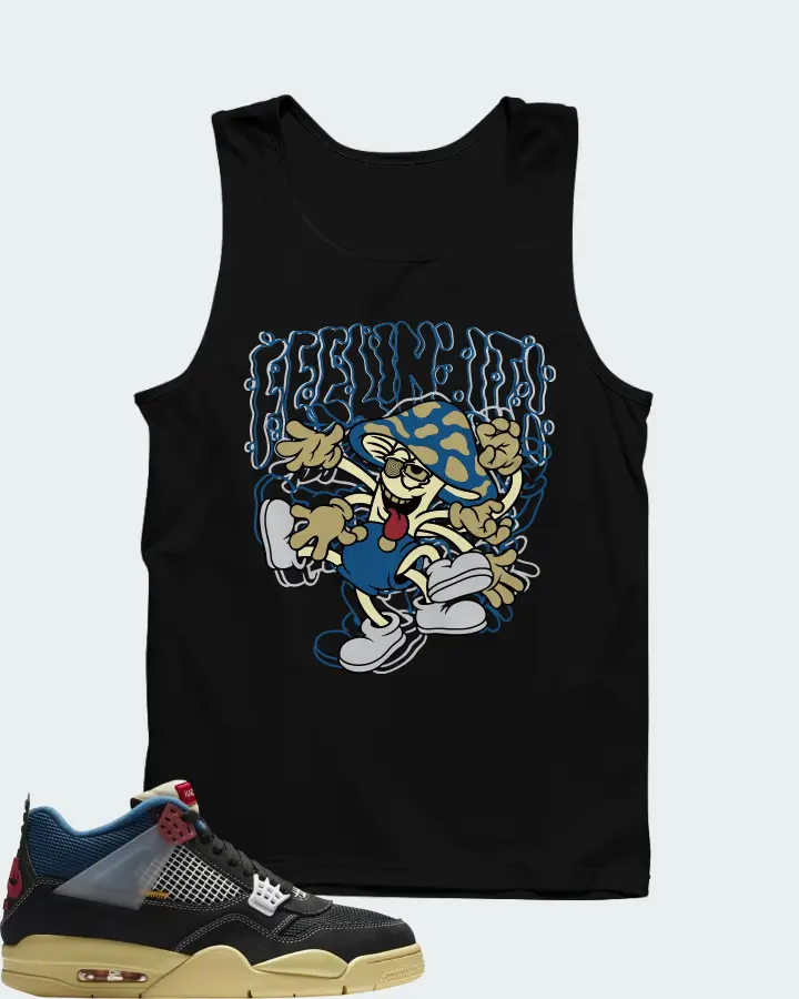 Union LA x Air Jordan 4 Retro Off Noir Matching Tank Top