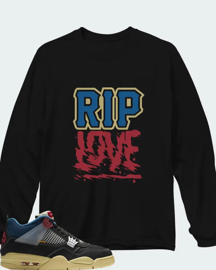 Union LA x Air Jordan 4 Retro Off Noir Matching Long Sleeve T-Shirt