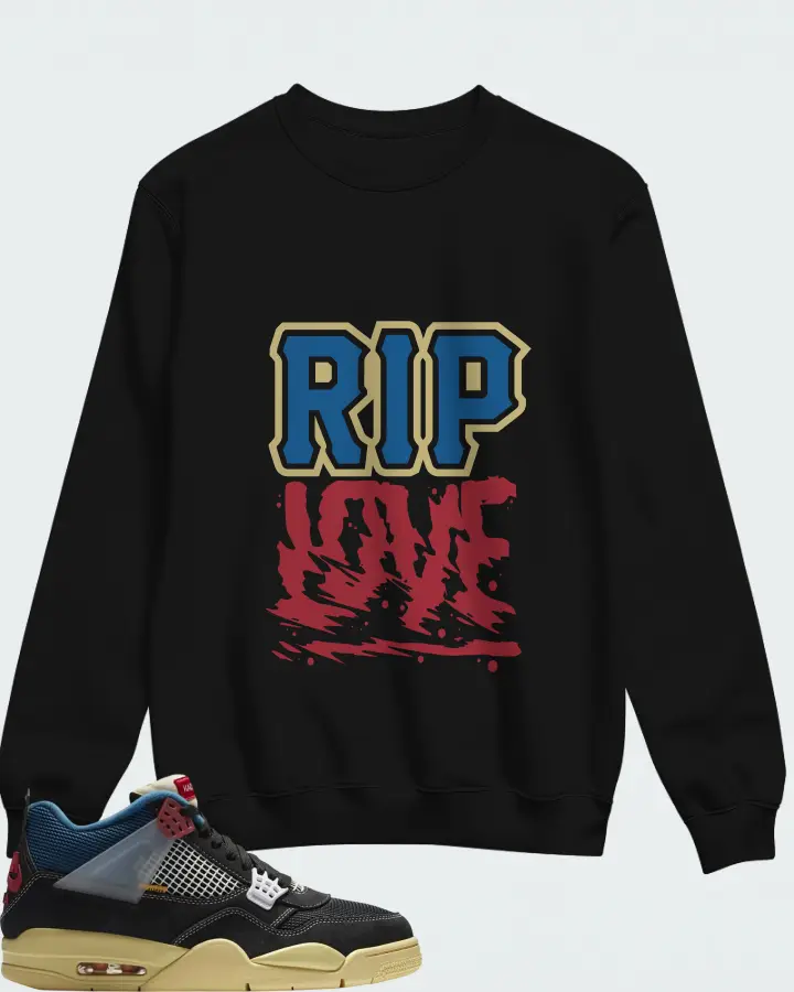 Union LA x Air Jordan 4 Retro Off Noir Matching Sweatshirt