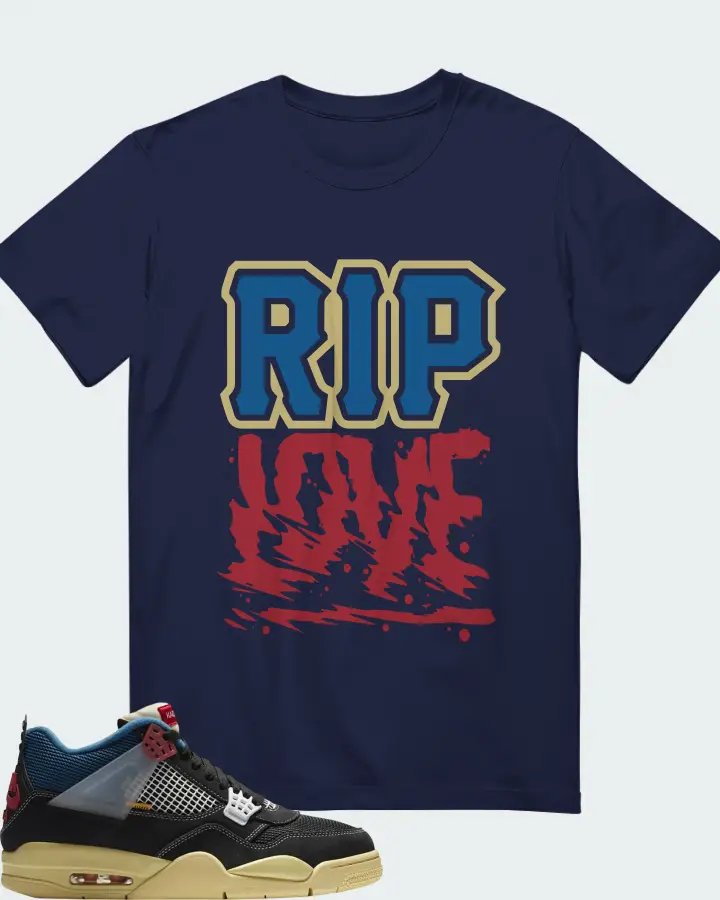 Union LA x Air Jordan 4 Retro Off Noir Matching T-Shirt