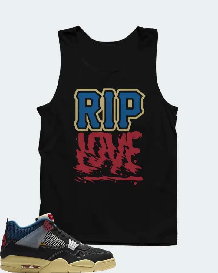 Union LA x Air Jordan 4 Retro Off Noir Matching Tank Top