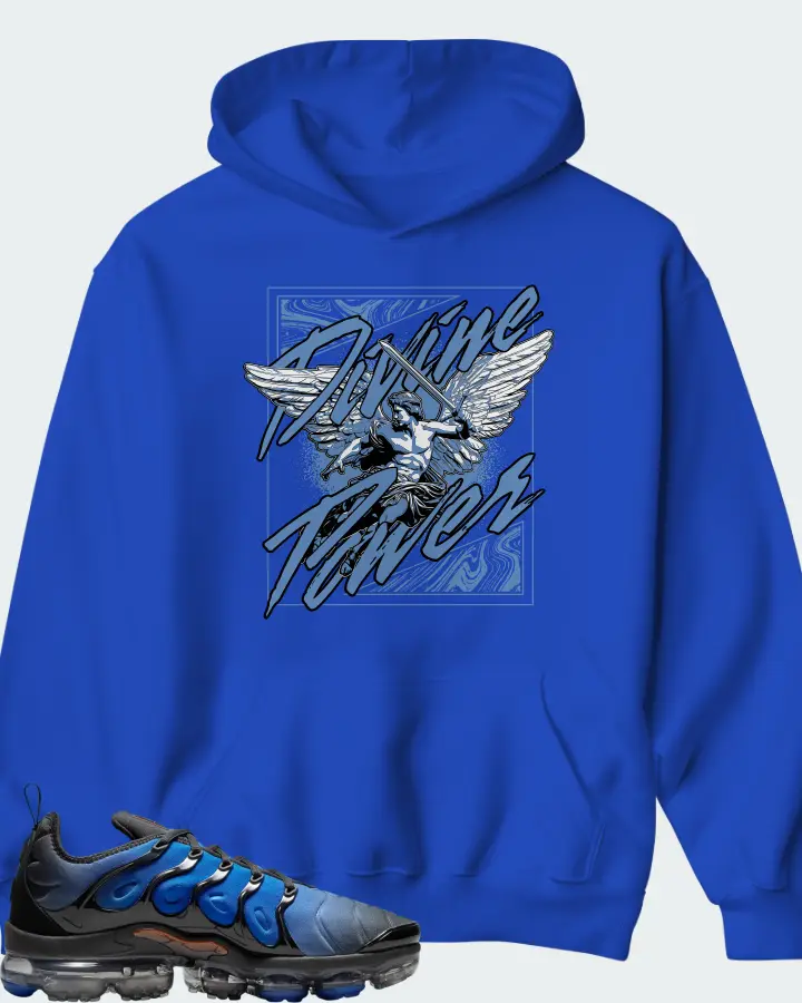 Nike Air VaporMax Plus Blue  Matching Hoodie