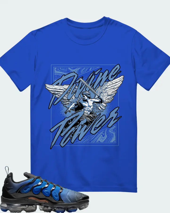 Nike Air VaporMax Plus Blue  Matching T-Shirt