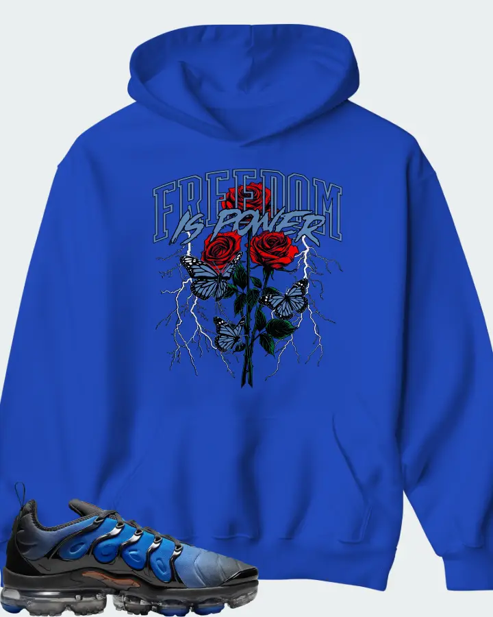 Nike Air VaporMax Plus Blue Matching Hoodie