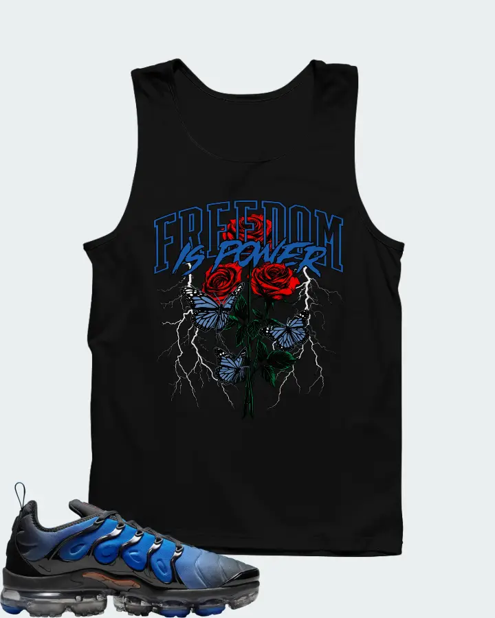 Nike Air VaporMax Plus Blue Matching Tank Top