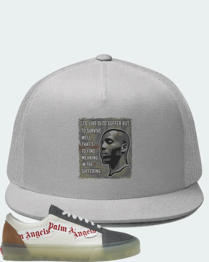 Vans Old Skool VLT LX Sneaker Matching White Hat - DMX Suffer Quote