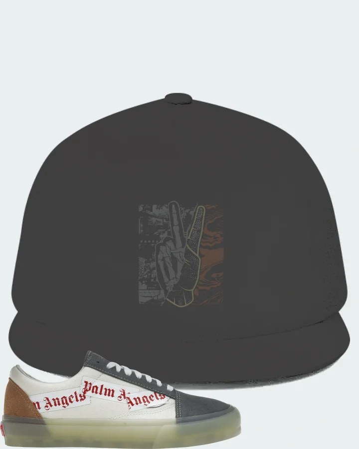 Vans Old Skool VLT LX Sneaker Matching Dark Grey Hat - Peace of mind