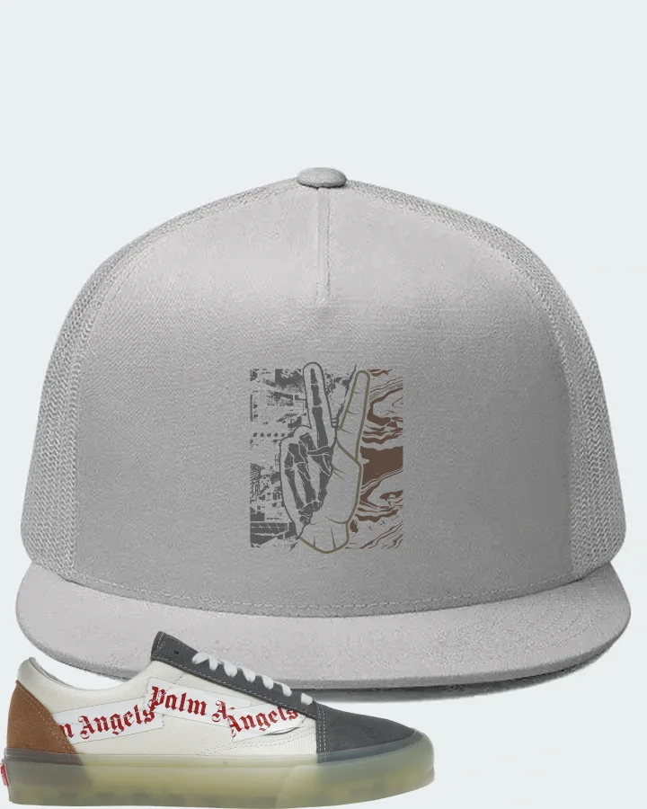 Vans Old Skool VLT LX Sneaker Matching White Hat - Peace of mind